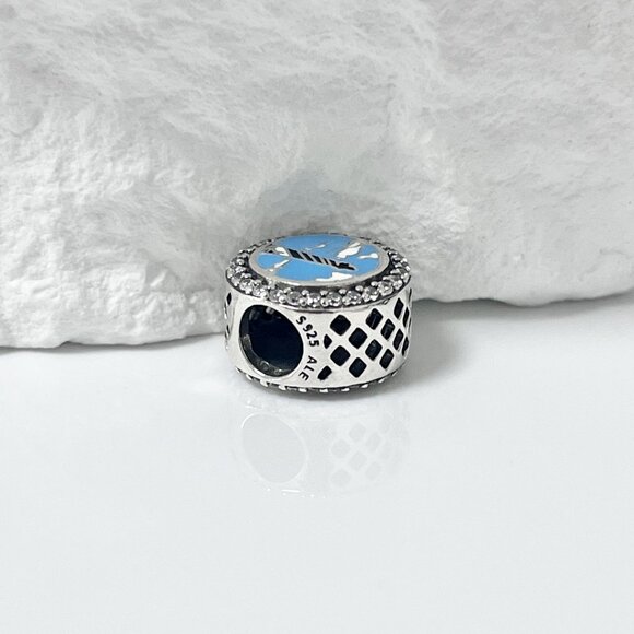 Pandora North Carolina Exclusive Bead Charm S925 Silver Charm - Picture 3 of 4